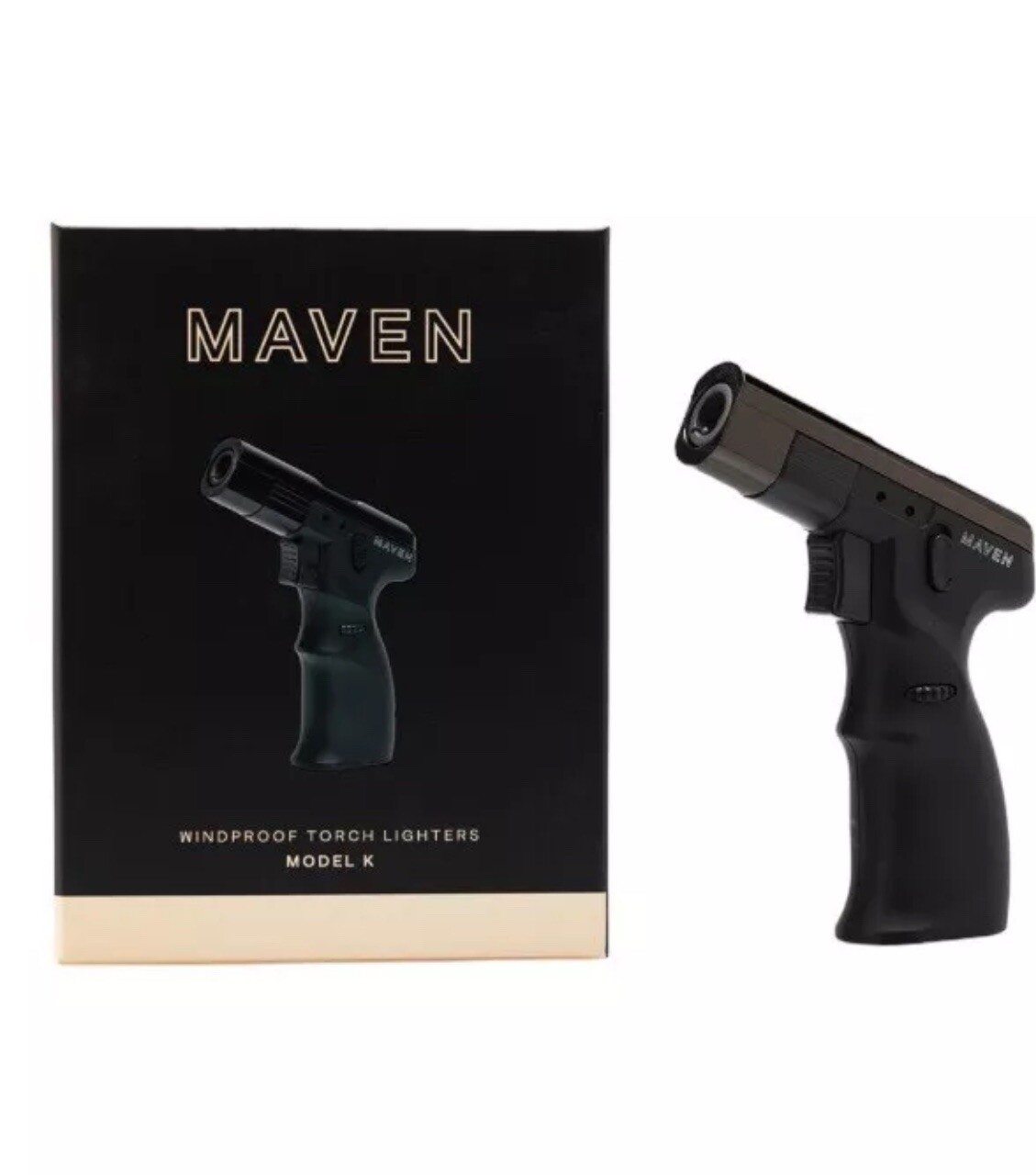 Maven Wind proof Lighters Model K Black SEALED BoX FREE SHIPPING✅