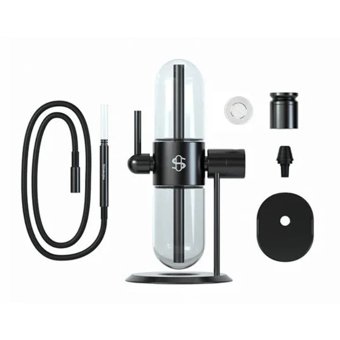 Stundenglass Gravity Hookah Bong infuser- Black Full Size Glass Hookah