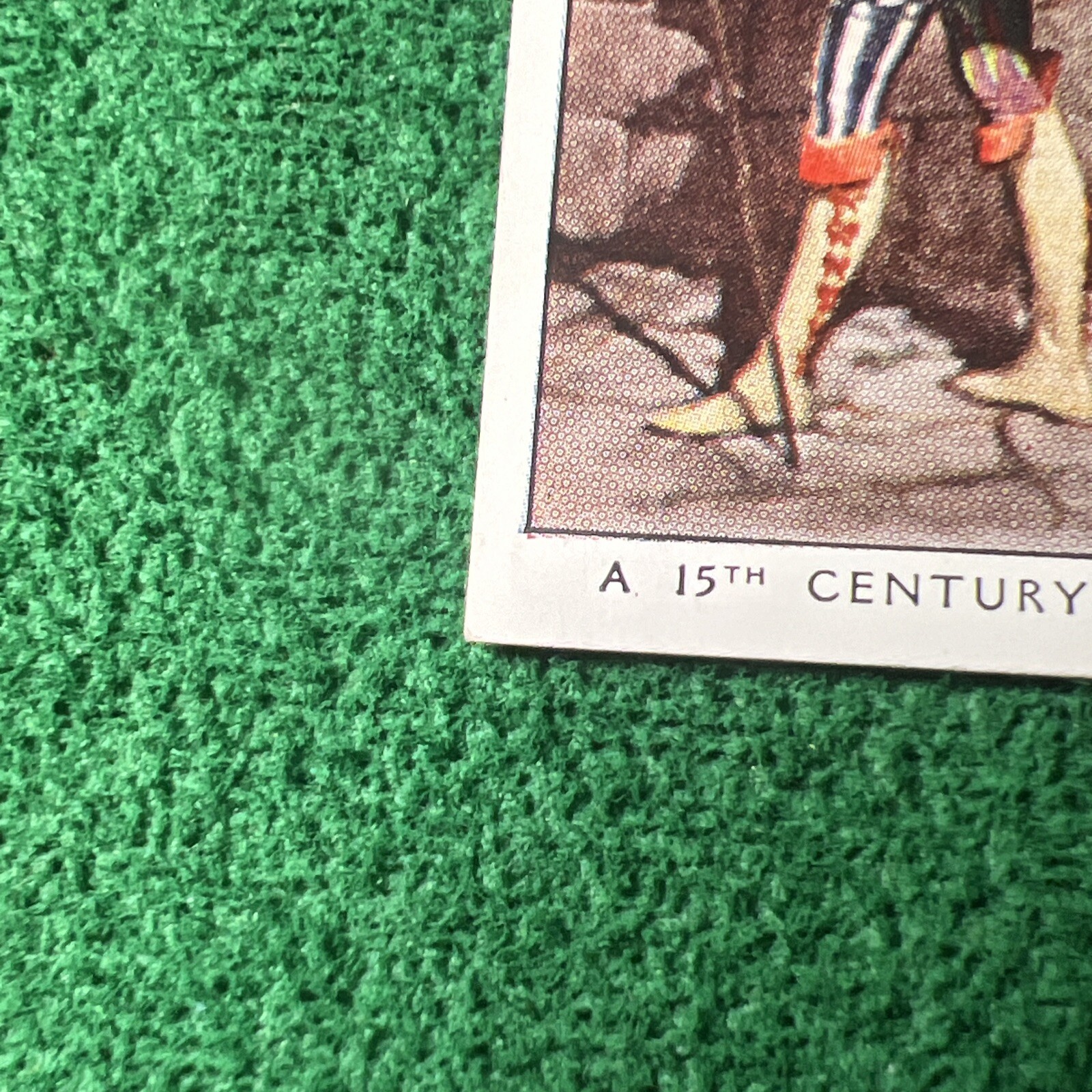 Vintage 1932 John Player & Sons Tobacco Card #7 A 15th Century Dandy Super Sharp
