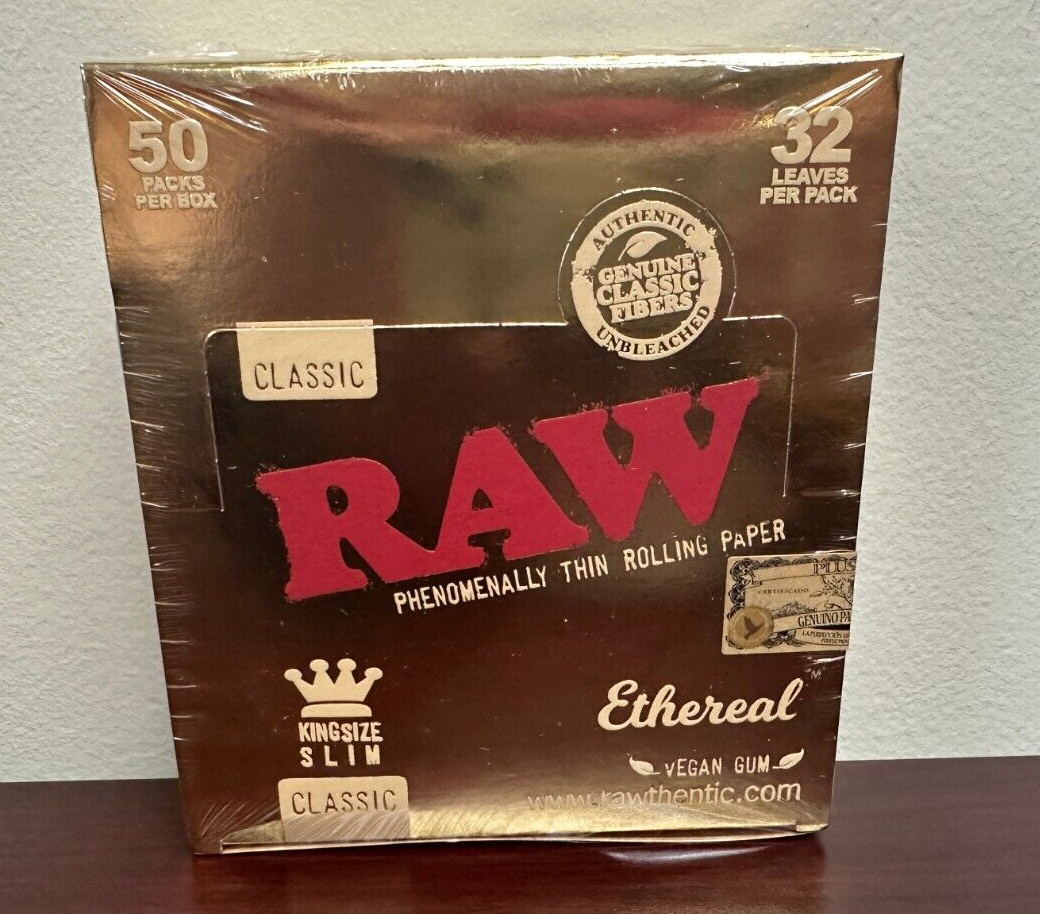 RAW Classic Ethereal King Size Slim Full Box ~50ct