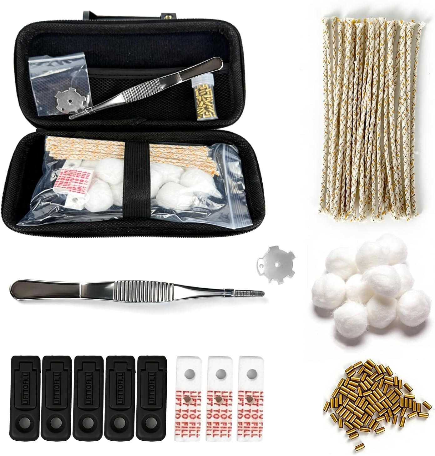 Lighter Repair Kit, Including Replacement Accessories Such as Felt, Seals, Flint