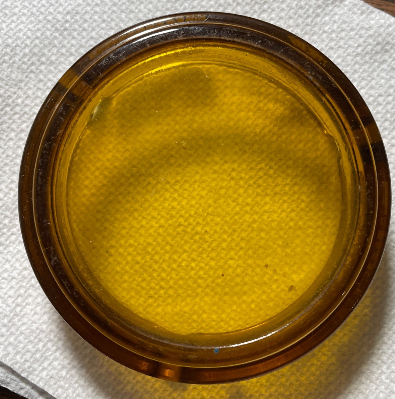 VTG Washington D.C. Amber Glass Ashtray Tourist Souvenir US Capitol Monuments