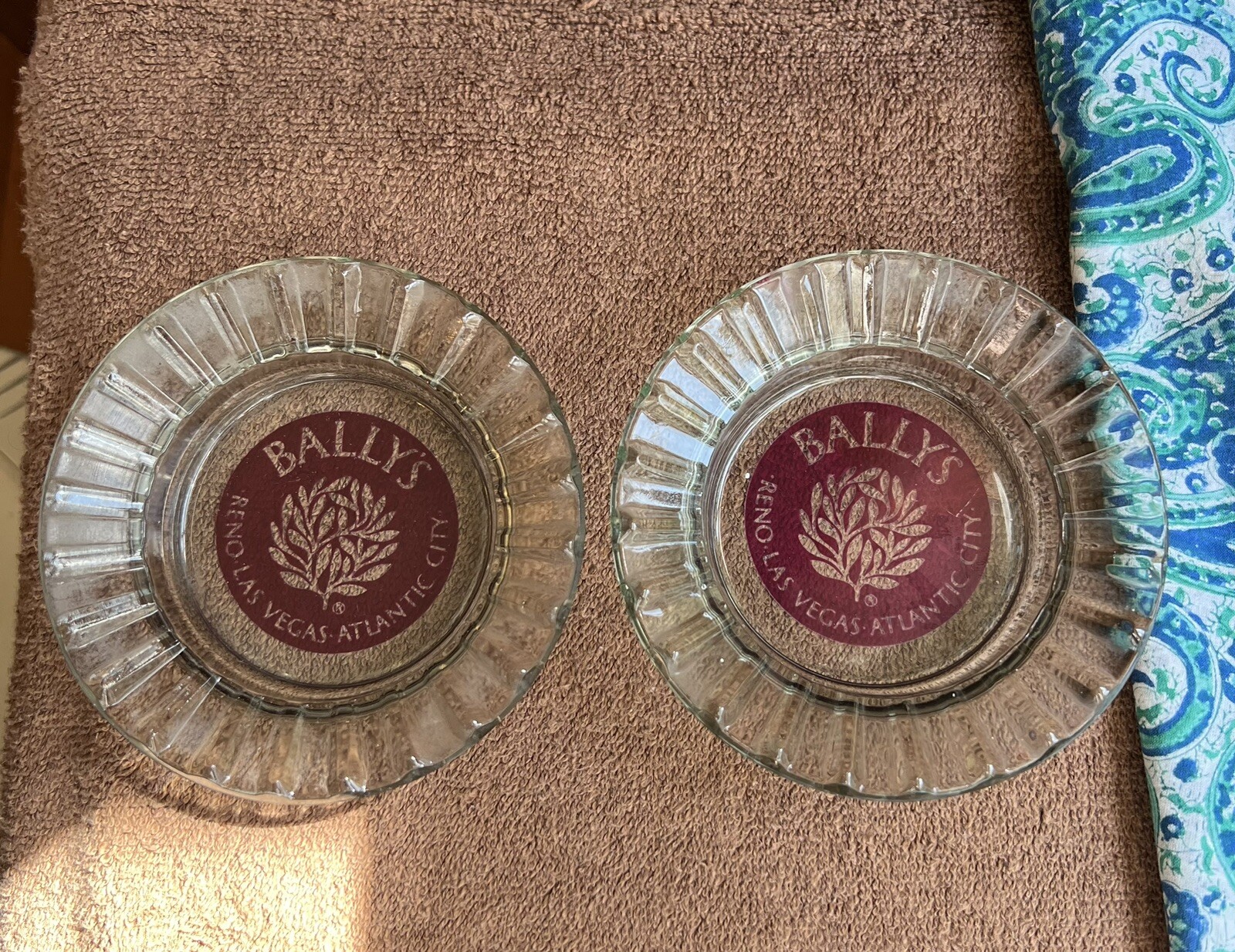 Vintage Ash Tray’s Bally’s Ashtrays Set Of 2