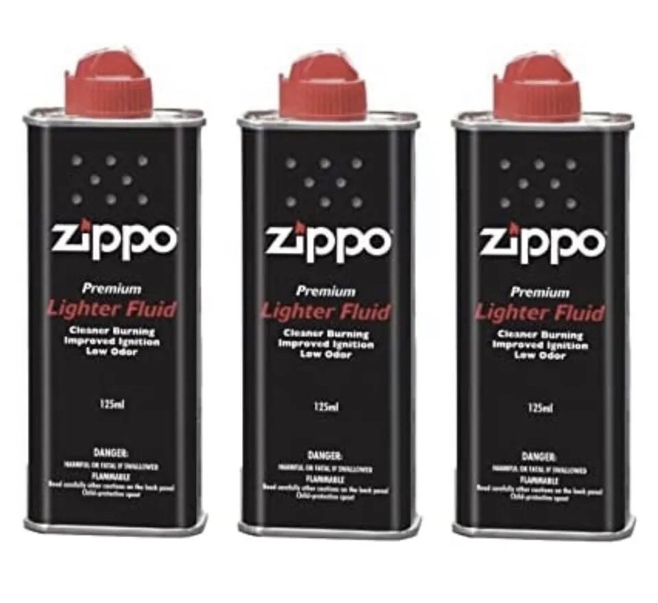Original Genuine Zippo Premium Lighter Fuel Fluid 125ml UK Seller 100%