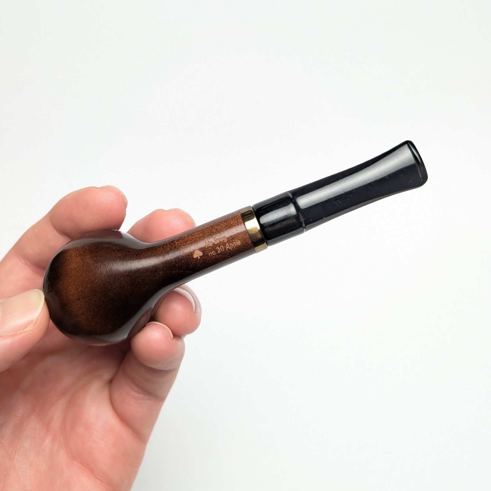 Mr. Brog No. 20 Apple Pear Wood Pipe – Open Box, Lightly Used, Handcrafted