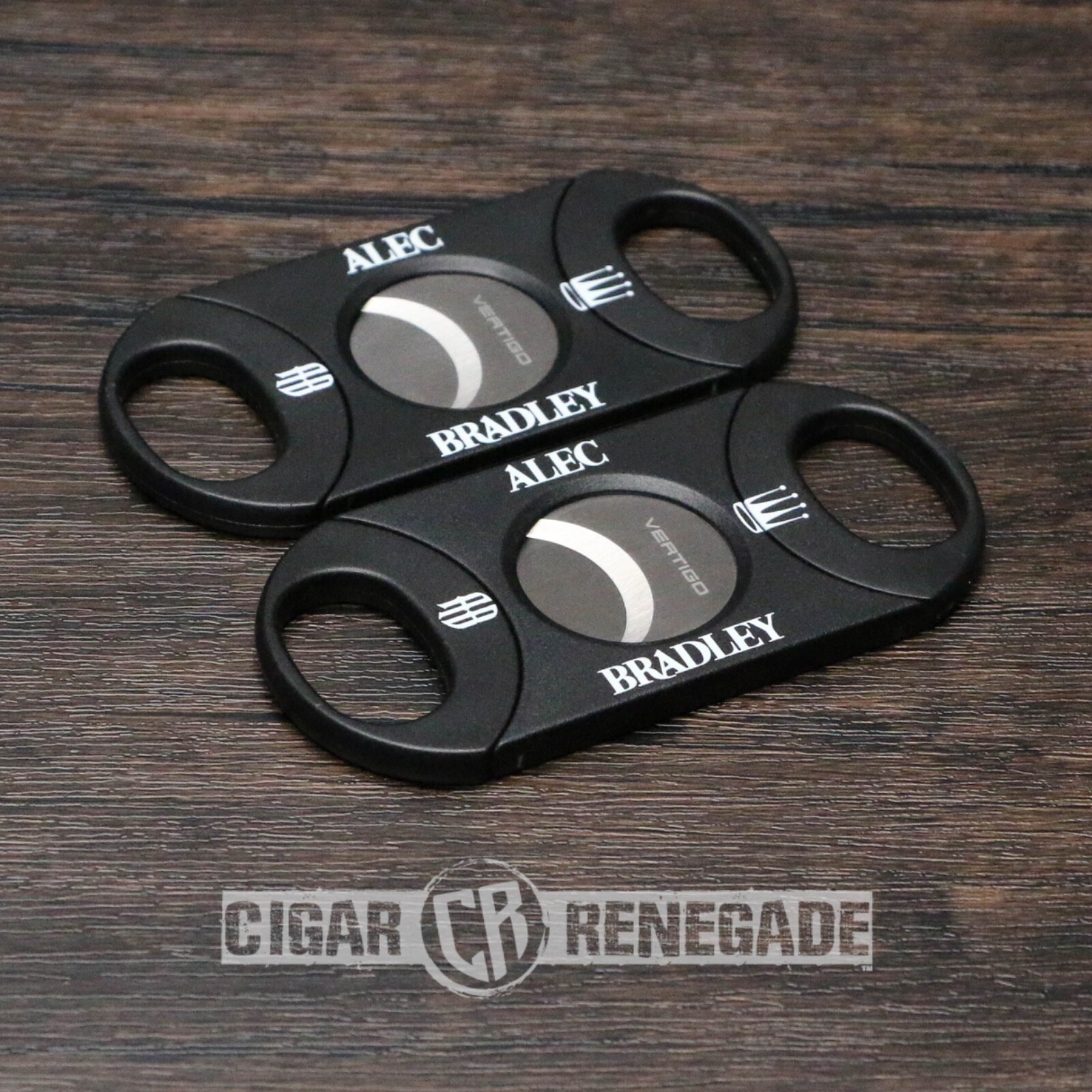 Alec Bradley Double Blade Stainless Steel Sure-Cut Cigar Cutter – 2 Pack