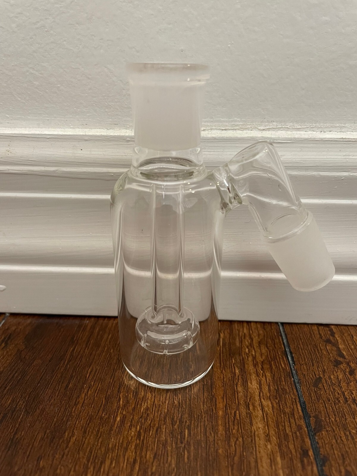 14MM PREMIUM GLASS WATER PIPE ASH CATCHER SHOWER HEAD PERC 45DEGREE