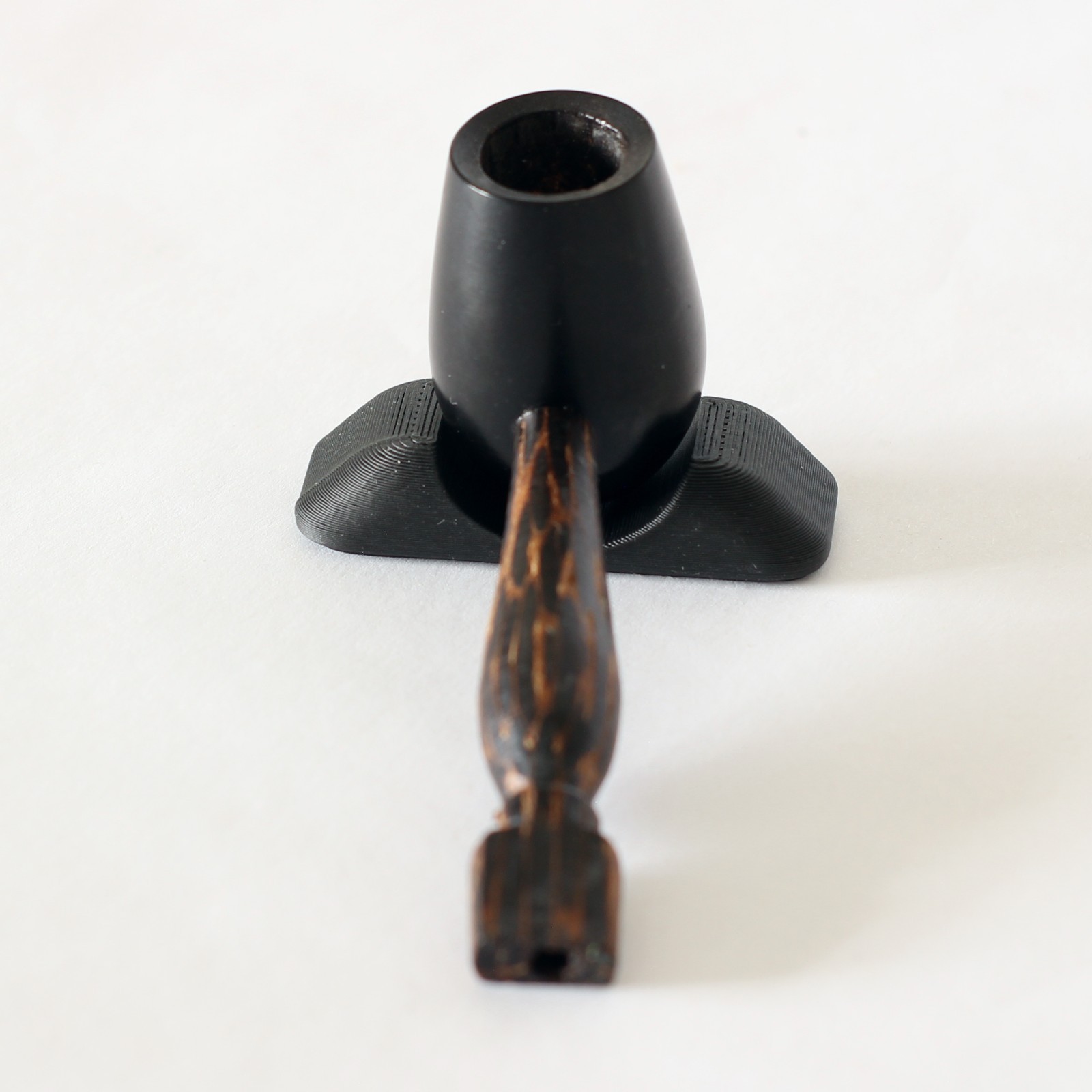 Ying Yang Burst pipe & Mini Fish Pipe Hand Carved Smoking Pipe Tagua Wood TPFsh
