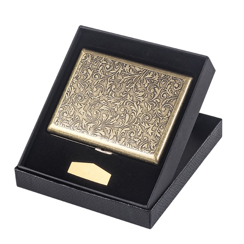 Men Retro Cigarette Case For King Size 20 Vintage Tobacco Box 109*83 22mm NEW