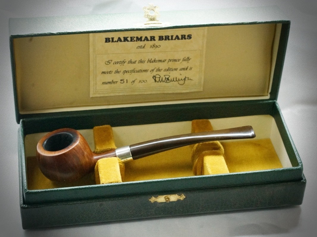 Blakemar Prince 1998 Pipe 51/100 L&JS 925 Silver Band Box & Certificate