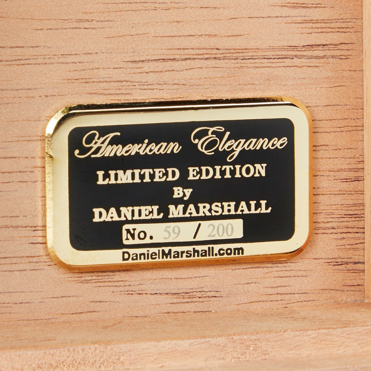Daniel Marshall Treasure Chest Humidor in Precious Burl Wood Rated No. 1