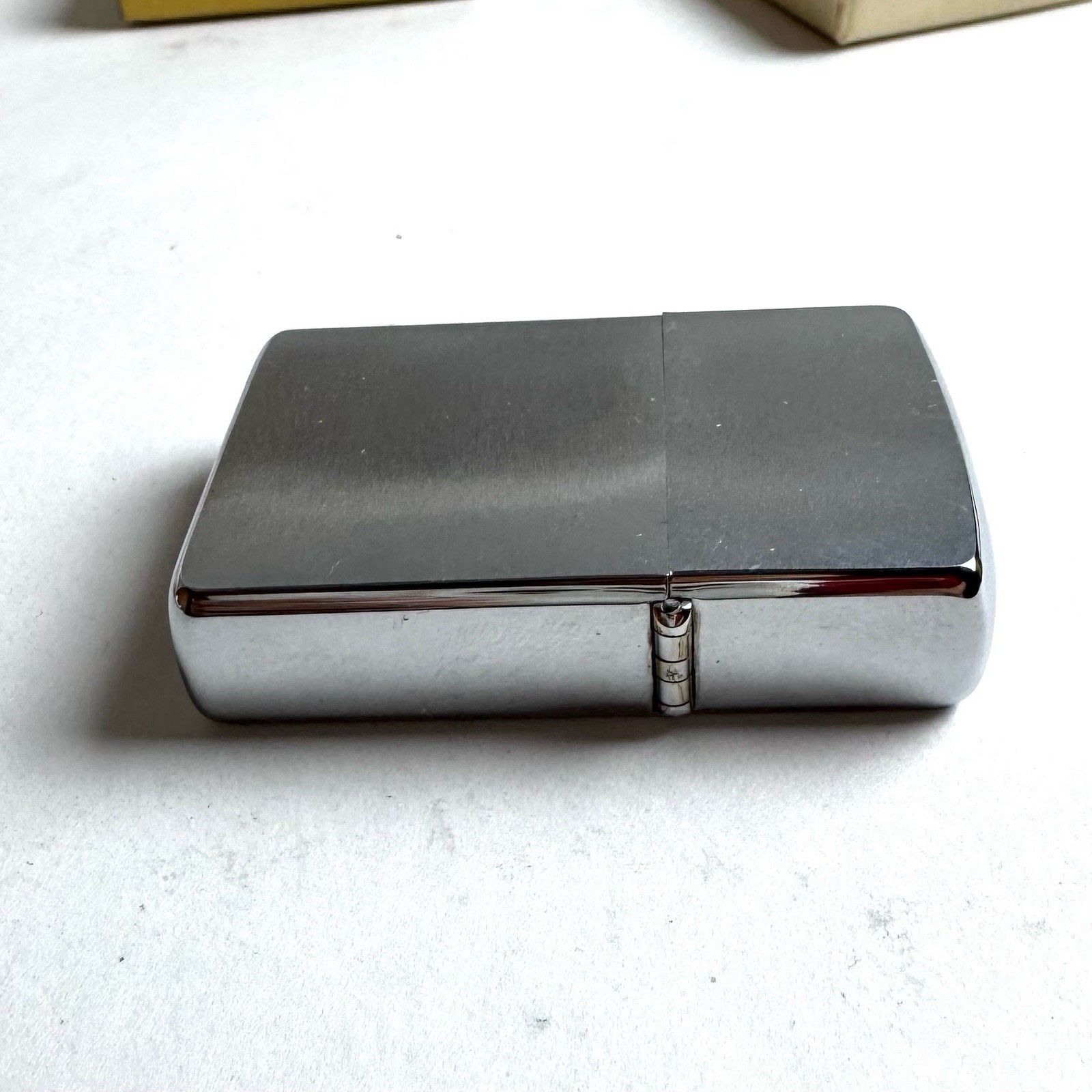 zippo lighter No. 200 Brush Finish in original box 1965 UNTESTED