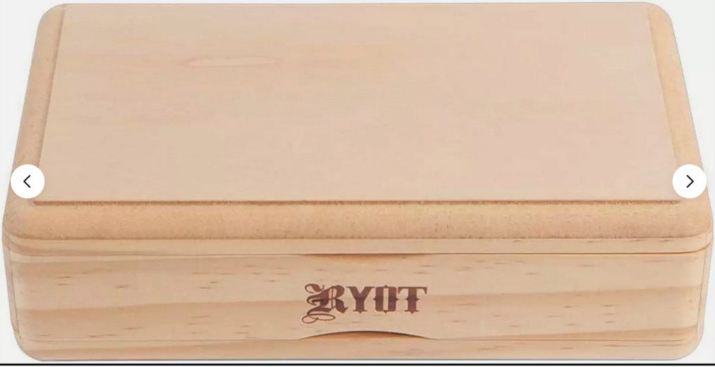 RYOT 4×7” Solid Top Box in natural| Premium Wooden Perfect| Pollen Collection