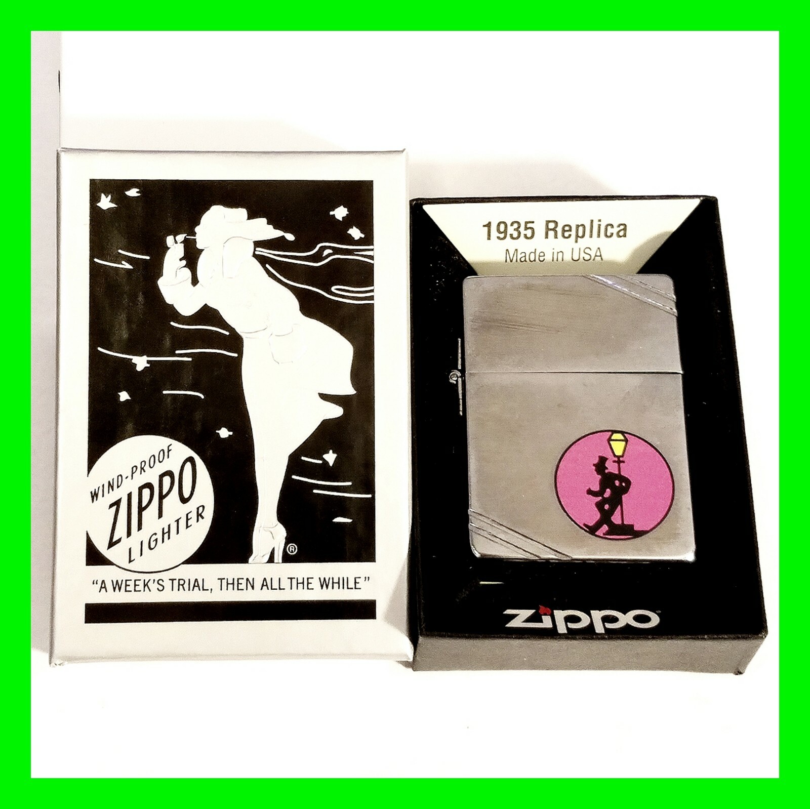 UNFIRED Zippo Reveler w/ 1935 Replica Outside Hinge ~ NEW Original Box Sealed #2