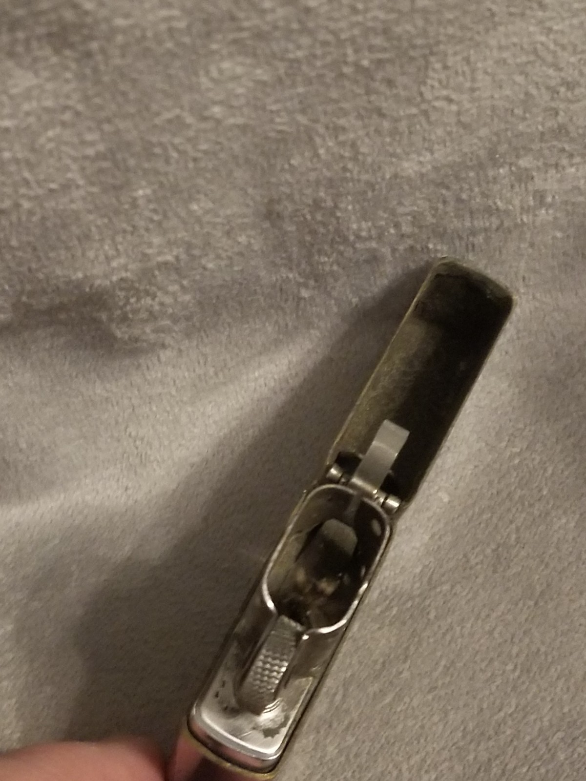 VTG 1950s Zippo Lighter “Robbins Co Chicago” Bradford Patent 2,517,191 PA USA