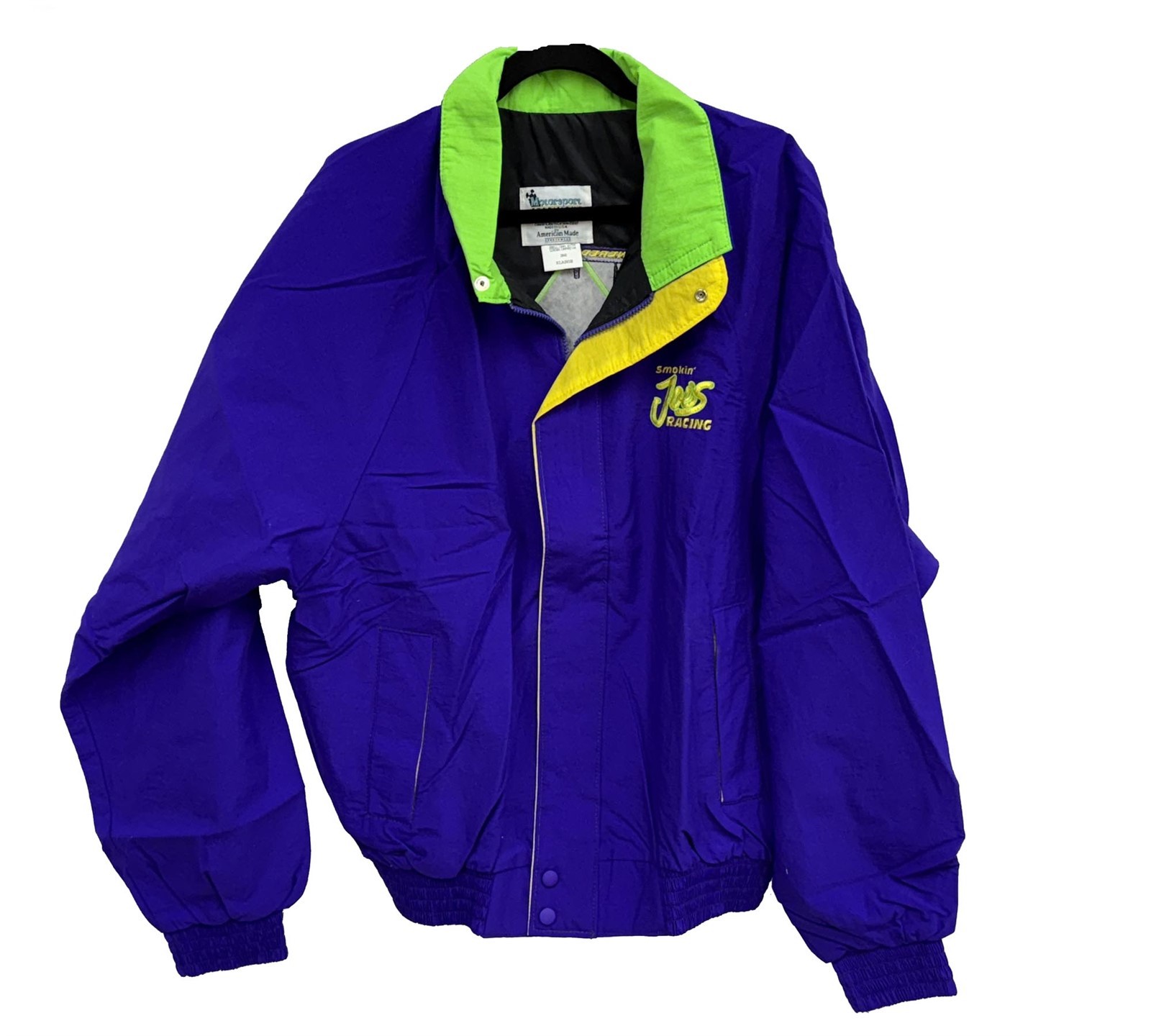 VTG Joe Camel R.J. Reynolds Smokin Joe’s Racing Nylon Jacket XL (Jim Head) – NEW