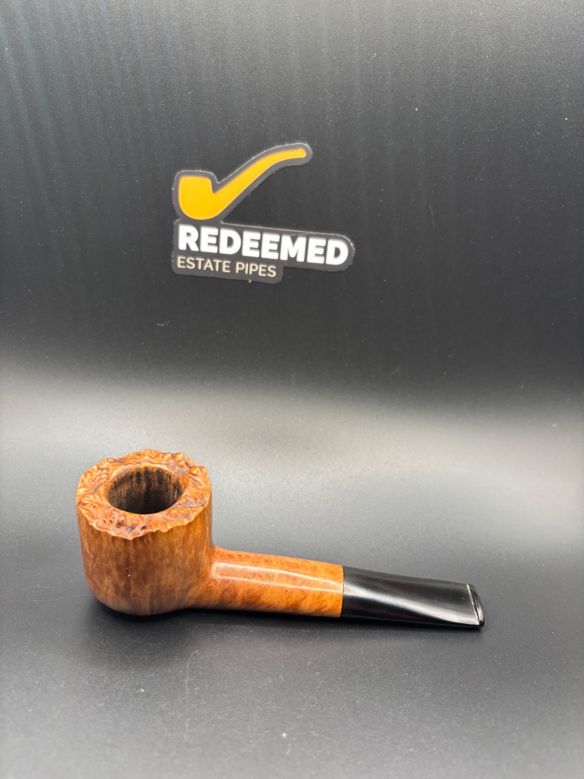 Mario Grandi Smooth Oval-shank Pot Plateau Italian Estate Pipe