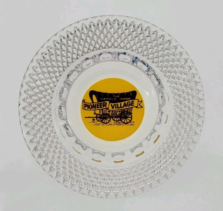 Vintage Marketing Ashtray / The Harold Warp Pioneer Village / Minden Nebraska NE