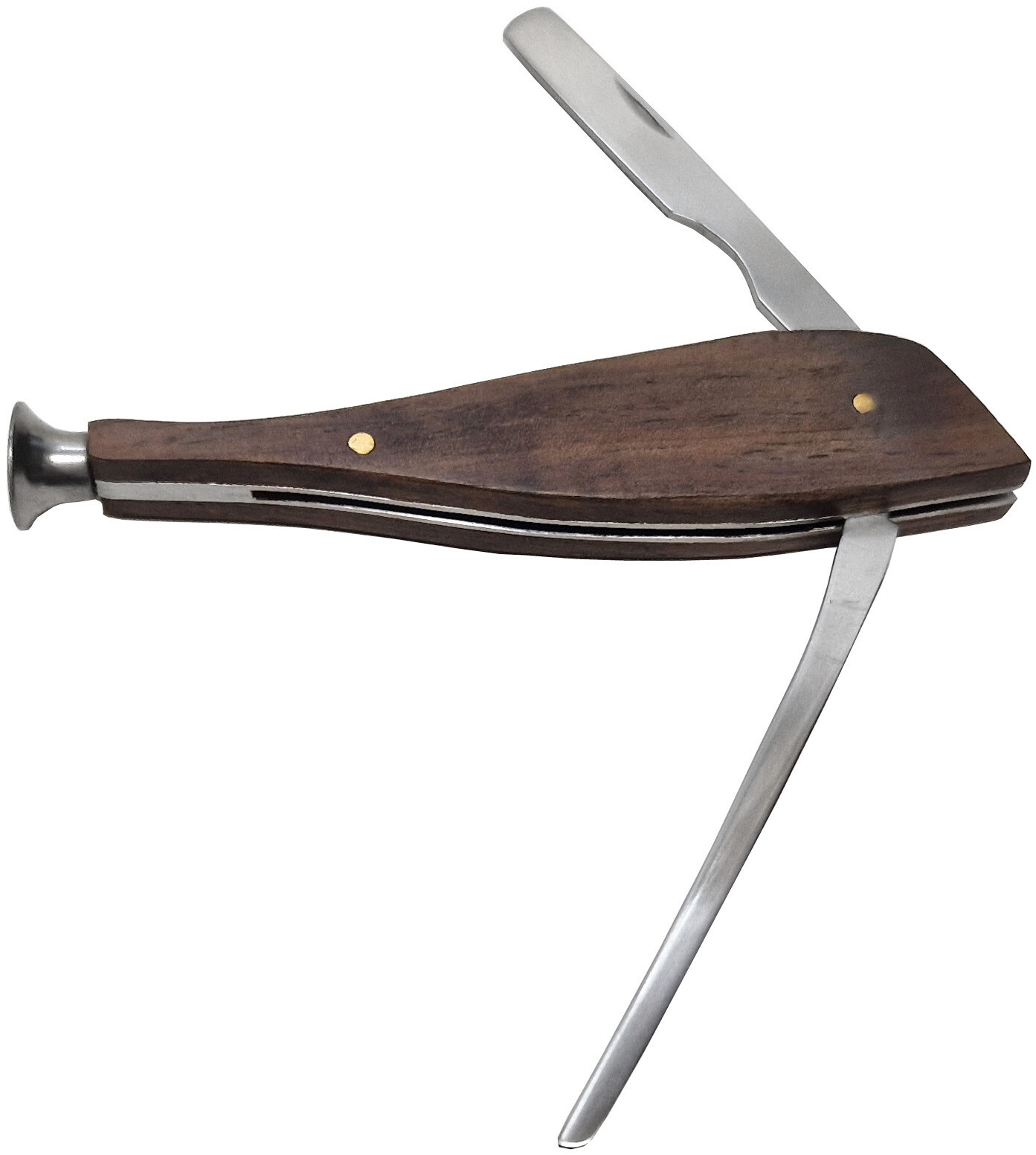 Stainless Steel and Wood ‘Dolphin’ Pipe Tool, Cleaner and Tamper (PT1)
