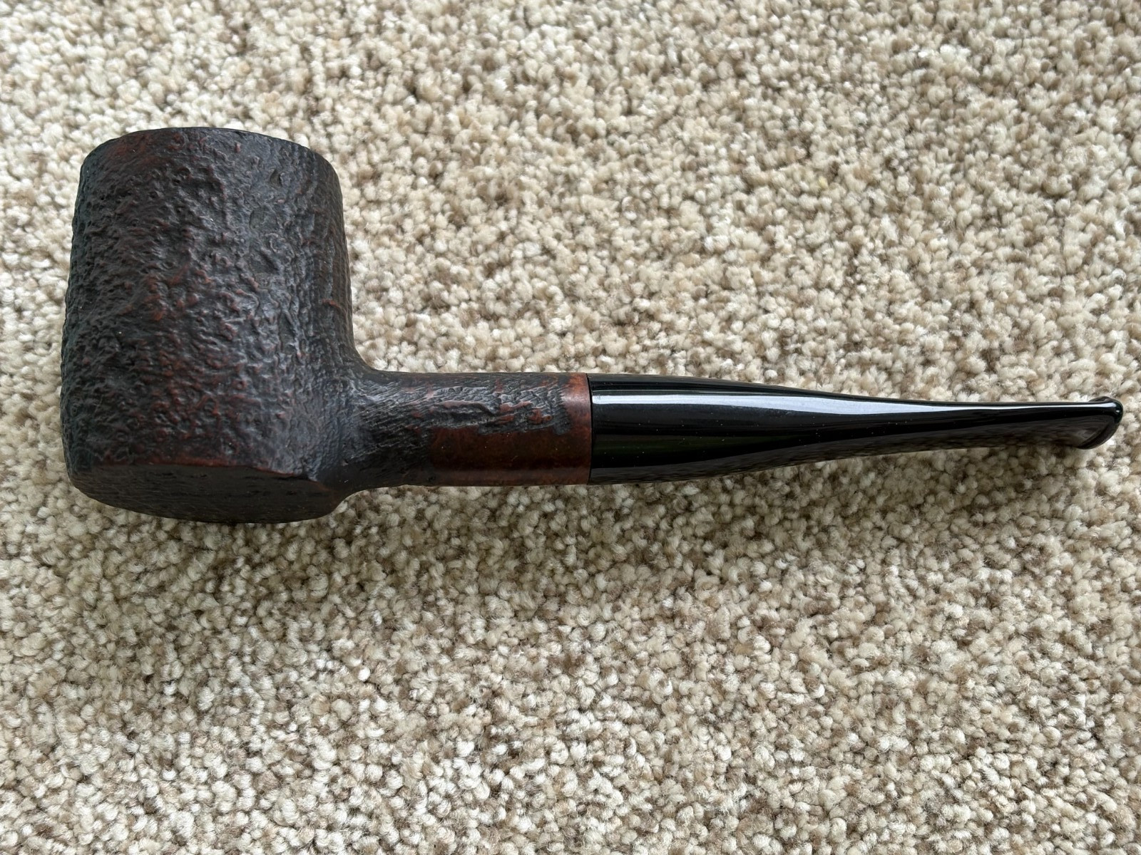 Ivan’s Own English Made Large Rusticated Vintage Poker
