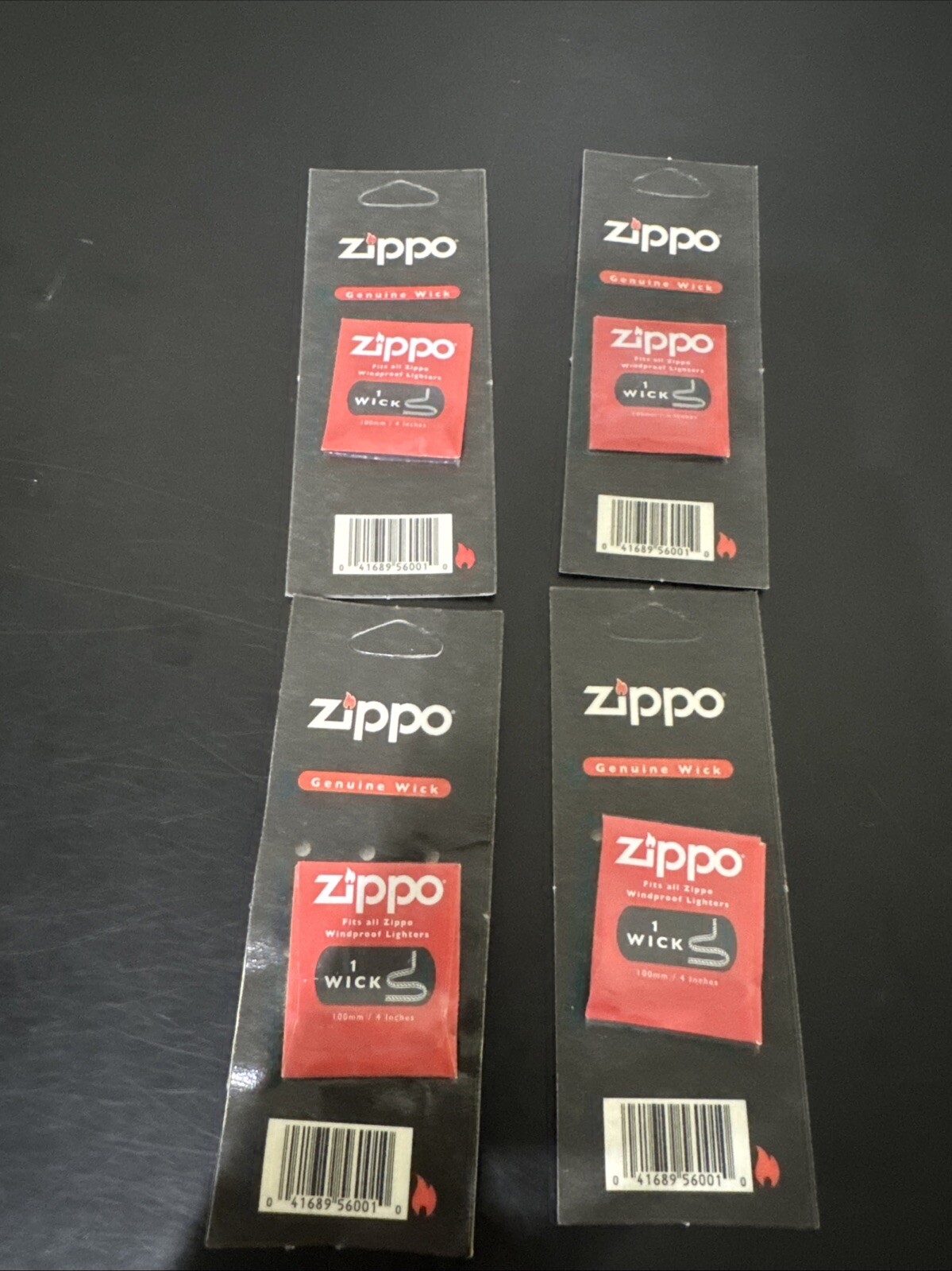 4x Zippo Genuine Wick