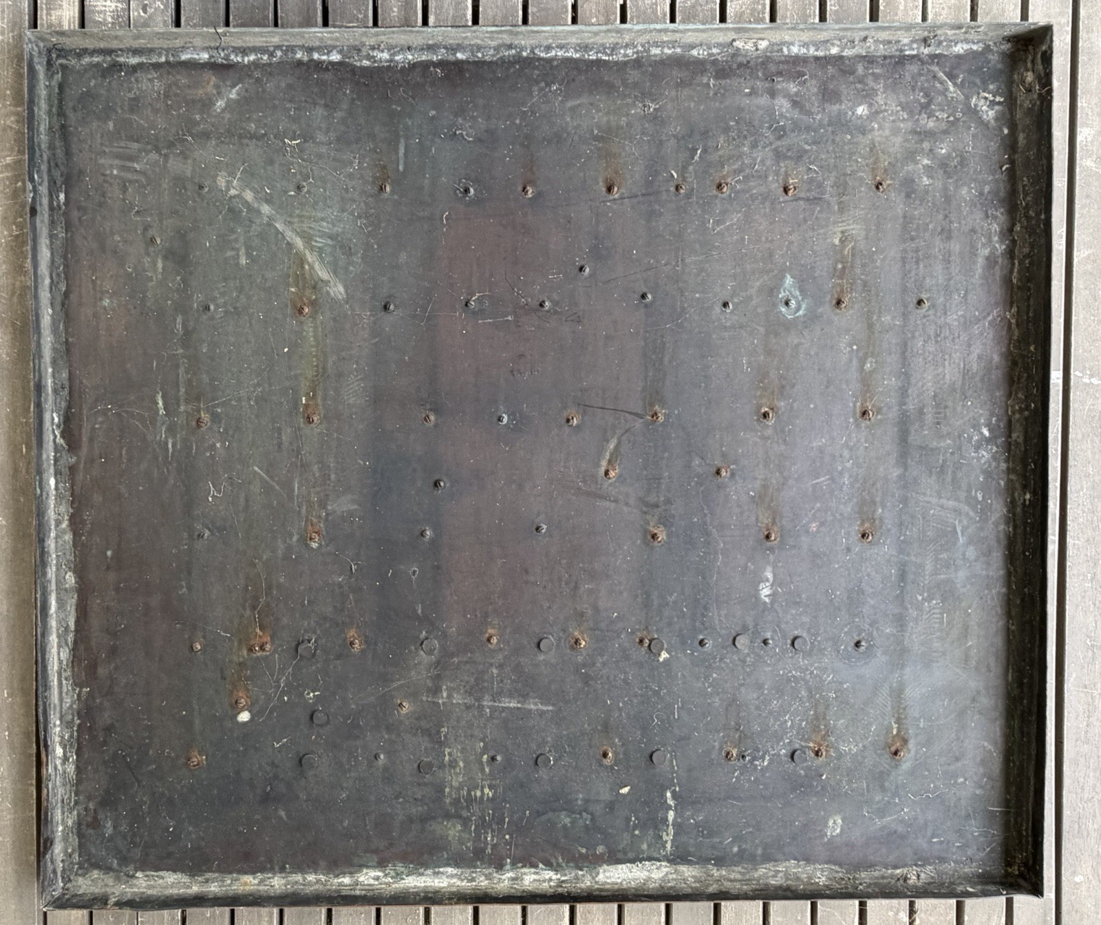 RARE Original D. FORRY TOBACCO CO Bronze Architectural Building Sign Copper