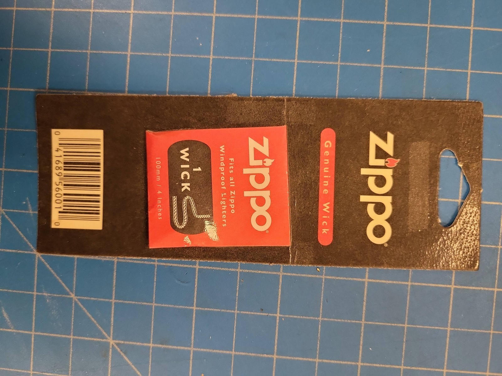 Zippo Lighter Repair Kit Lot 2 Packs 6 Flints & 1 Genuine Replacement Wick 100mm