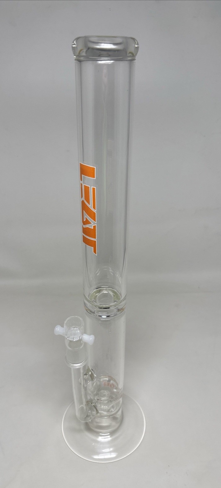 Vintage 19 In Turbine LEGIT Glass Waterpipe Bong Cylinder Bottom Style USA MADE