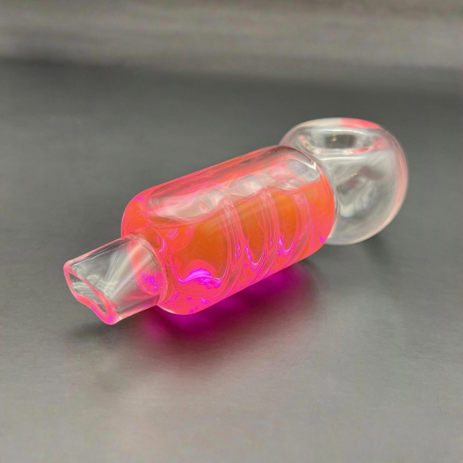 Freezable Glass Pipe 4″ Glycerin Tobacco Smoking Bowl (Pink)