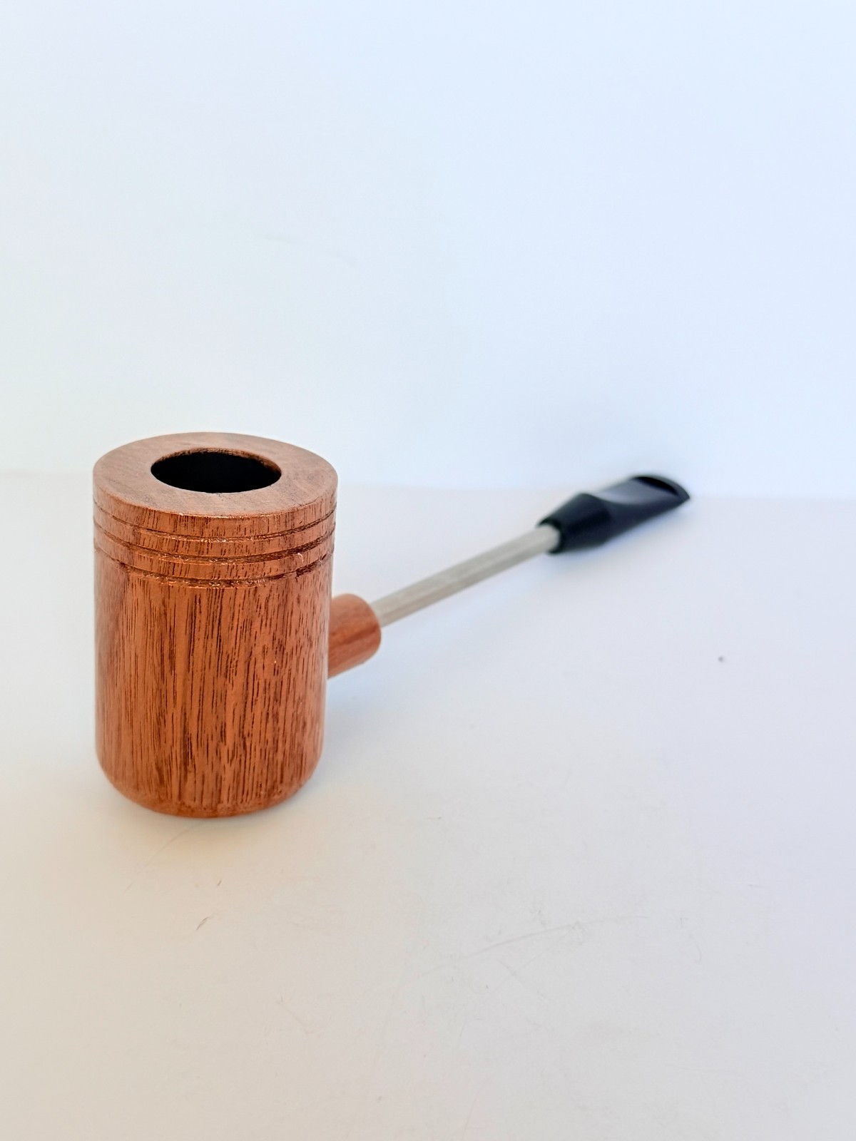 THE CAPTAIN SHORTY Radiator Pipe * Handmade American Hardwood Tobacco Pipe