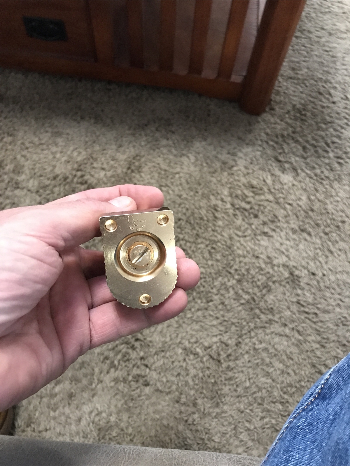 Vintage Cygnus Petrol Table Lighter Made in Japan