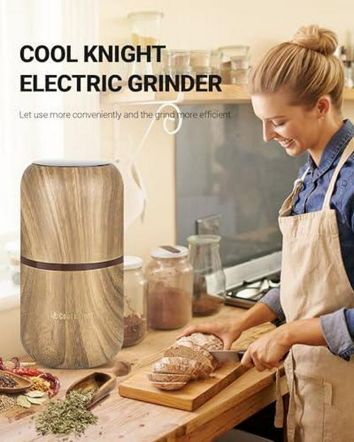 COOL KNIGHT Electric Herb Grinder [Large Capacity/High Rotating Speed]-Electric