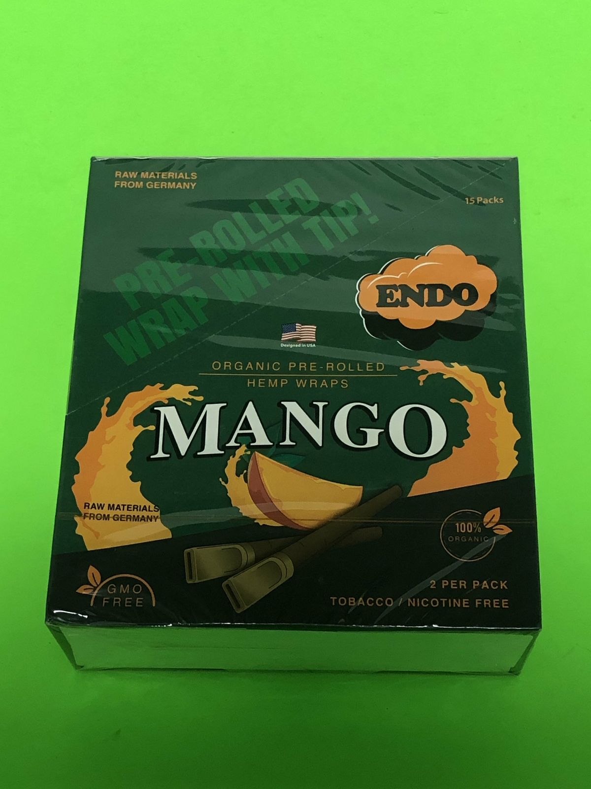 FREE GIFTS🎁Endo Mango🥭High Quality Organic Pre-Rolled🍁Hemp Rolling Papers🔥💨