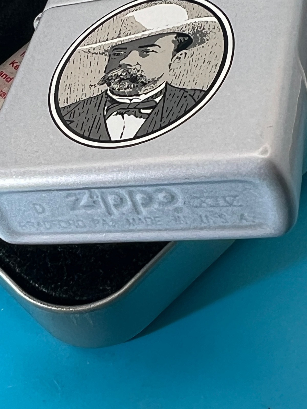 Genuine Brand New 1998 ZIPPO Lighter Very Rare JACK DANIELS No7 Label Grey Case