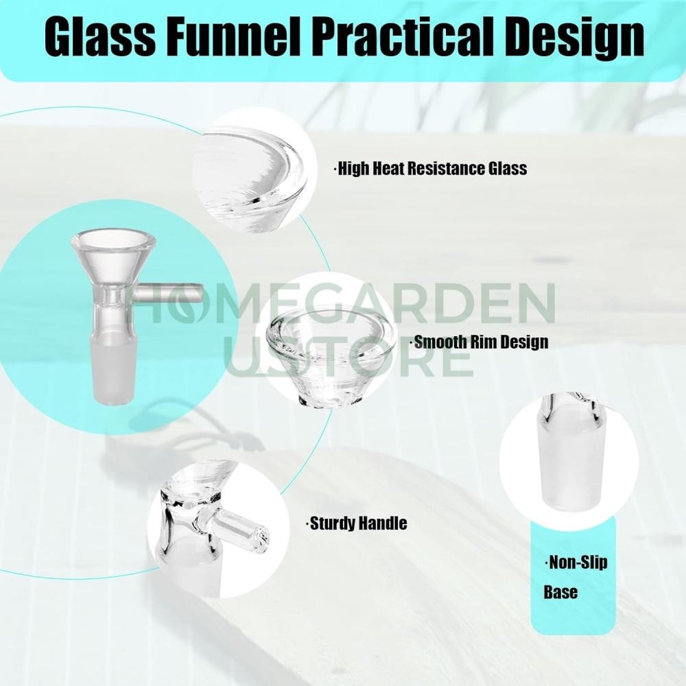 (10 PACK) 14MM Male Glass Bowl For Water Tobacco Pipe Bong Replacement Head -USA
