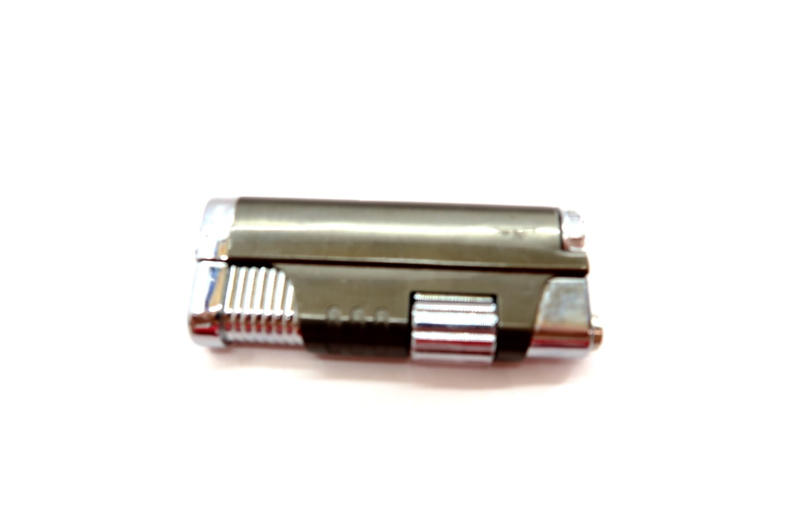 Vintage COLIBRI Cigarette or Cigar Lighter in Silver and Bronze Color Design
