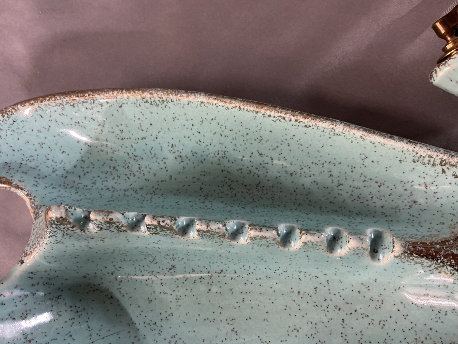 MCM Atomic Boomerang Ashtray w/ Lighter RARE