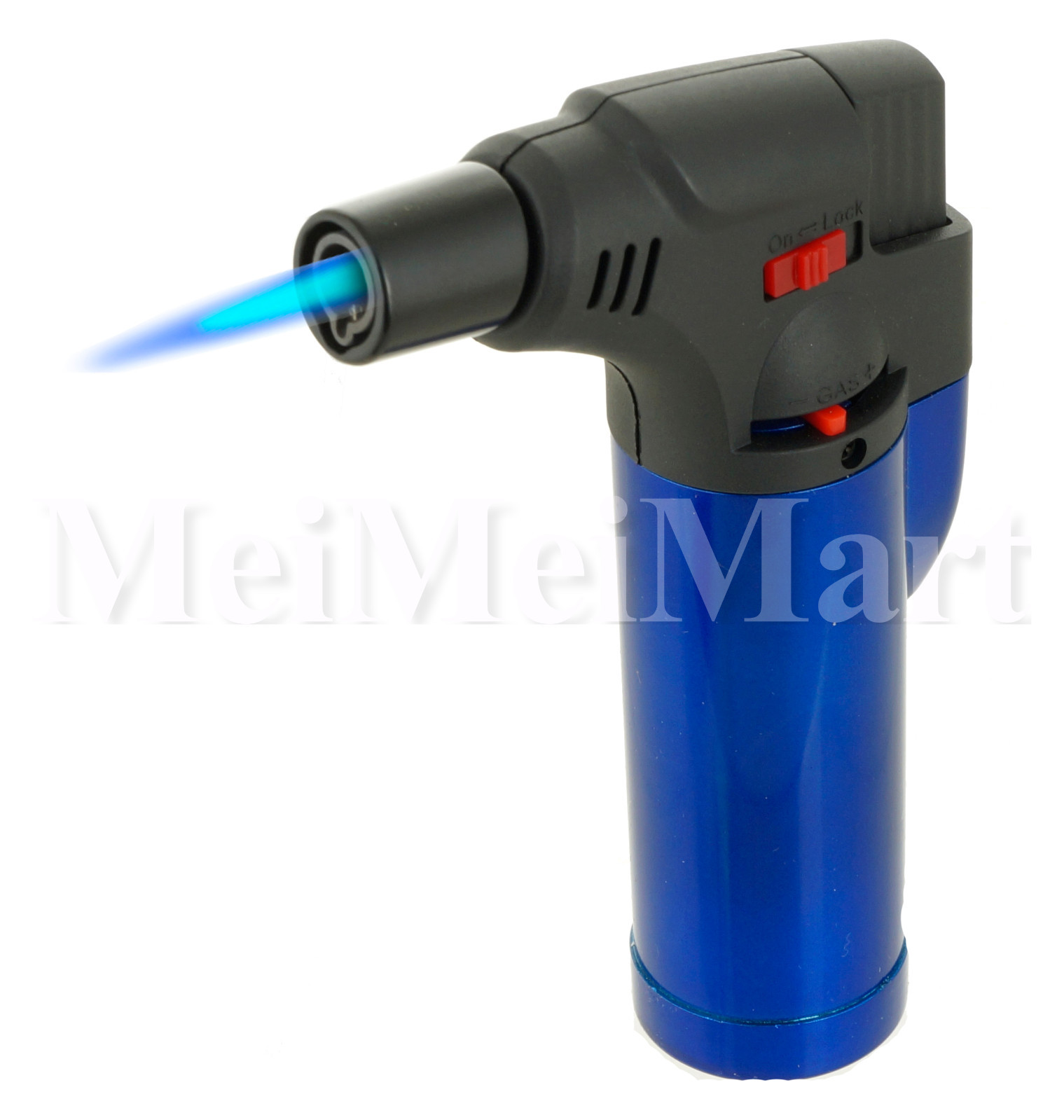 Jumbo 4″ Single Jet Flame Torch Gun Lighter Refillable Lockable Windproof-9452M