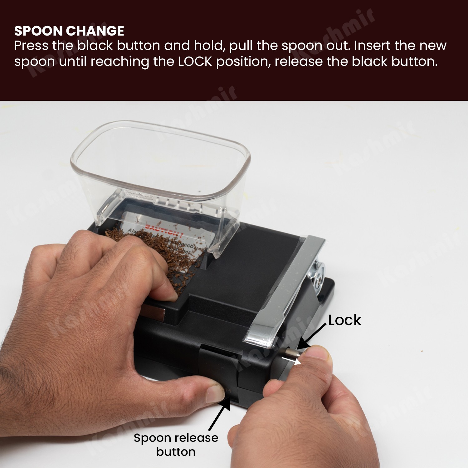 Electric Cigarette Injector 100mm Size tubes Cigarette Rolling Machine -Kashmir