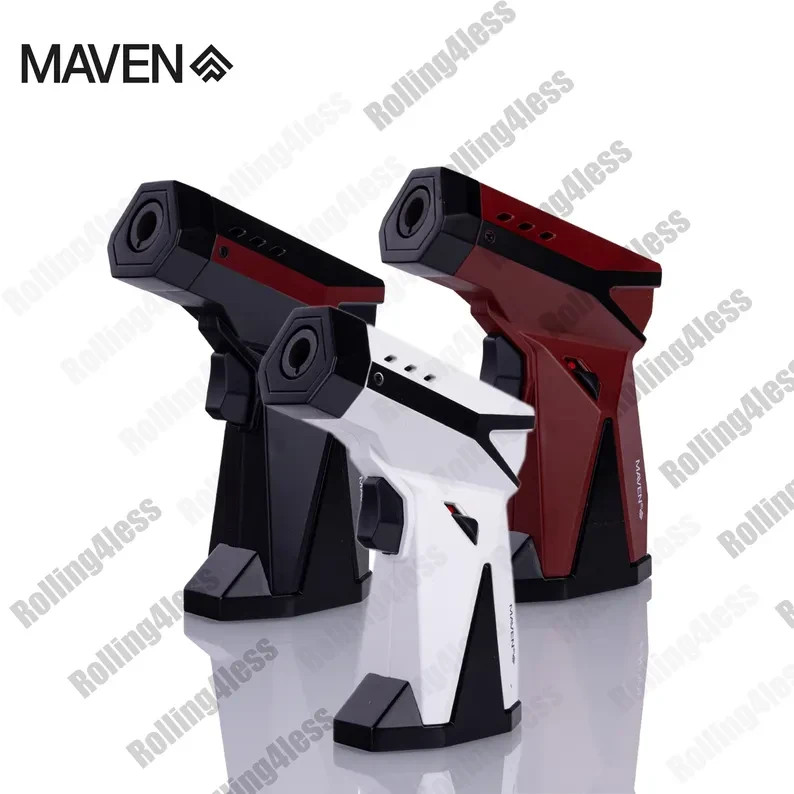 Maven Phantom Torch Lighters 6 Pack Display Windproof Jet Flame Refillable