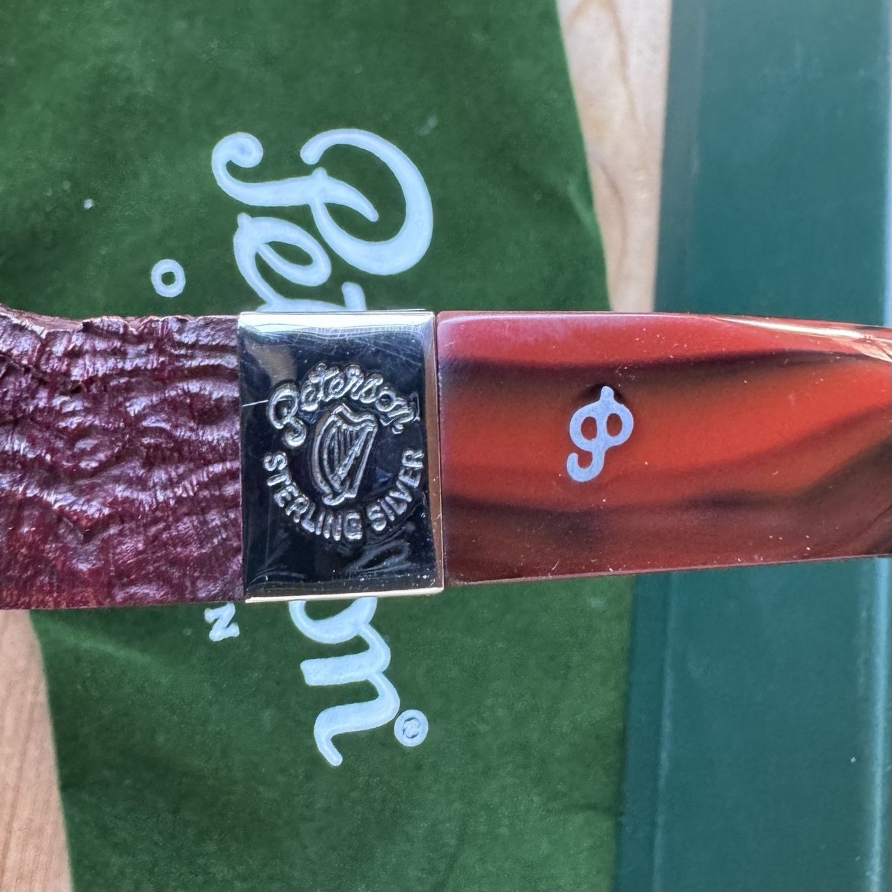 Peterson Irish Harp Sandblasted Bent Bulldog (80s) Tobacco Pipe – NEW