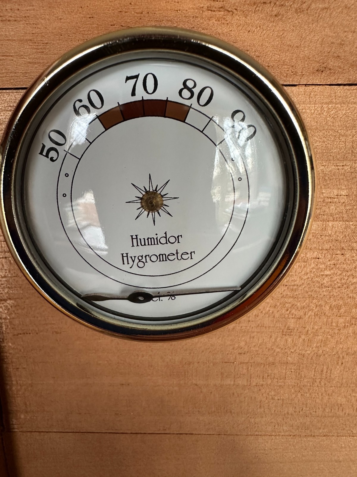 Humidor w/Spanish Cedar Lining & Framed Original Labels DICK CUSTER & SEMINOLA