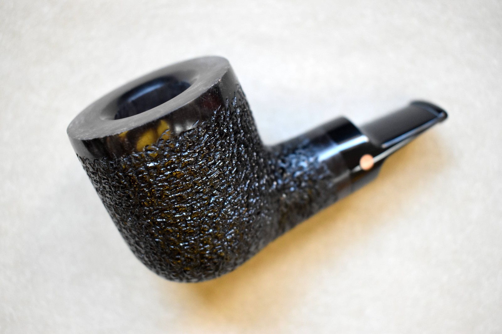 Moretti Pipe Black Rusticated Freehand