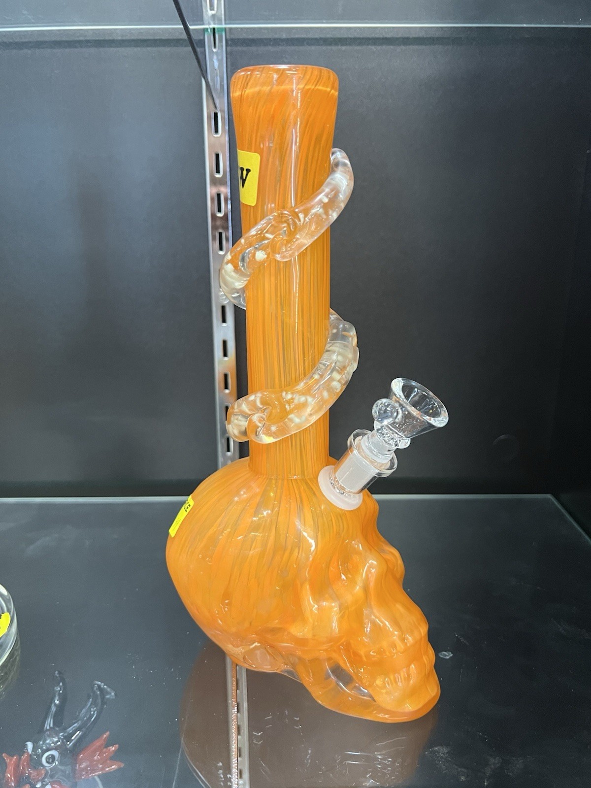 Heavy Duty Skull Glass Bong Water Pipe Tobacco Smoking Pipe 14MM Bowl