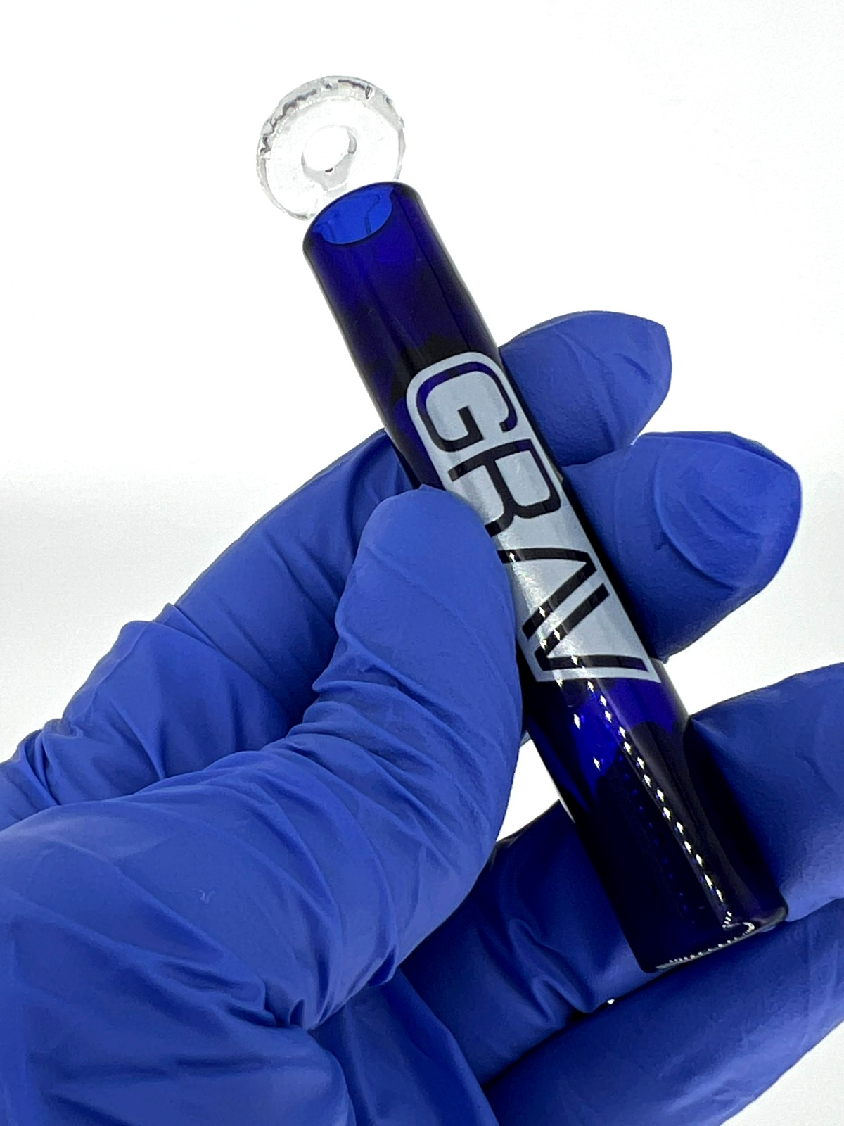 GRAV® 3″ TASTER ONE HITTER CHILLUM PIPE BOWL – ONE RANDOM COLOR – THICK GLASS