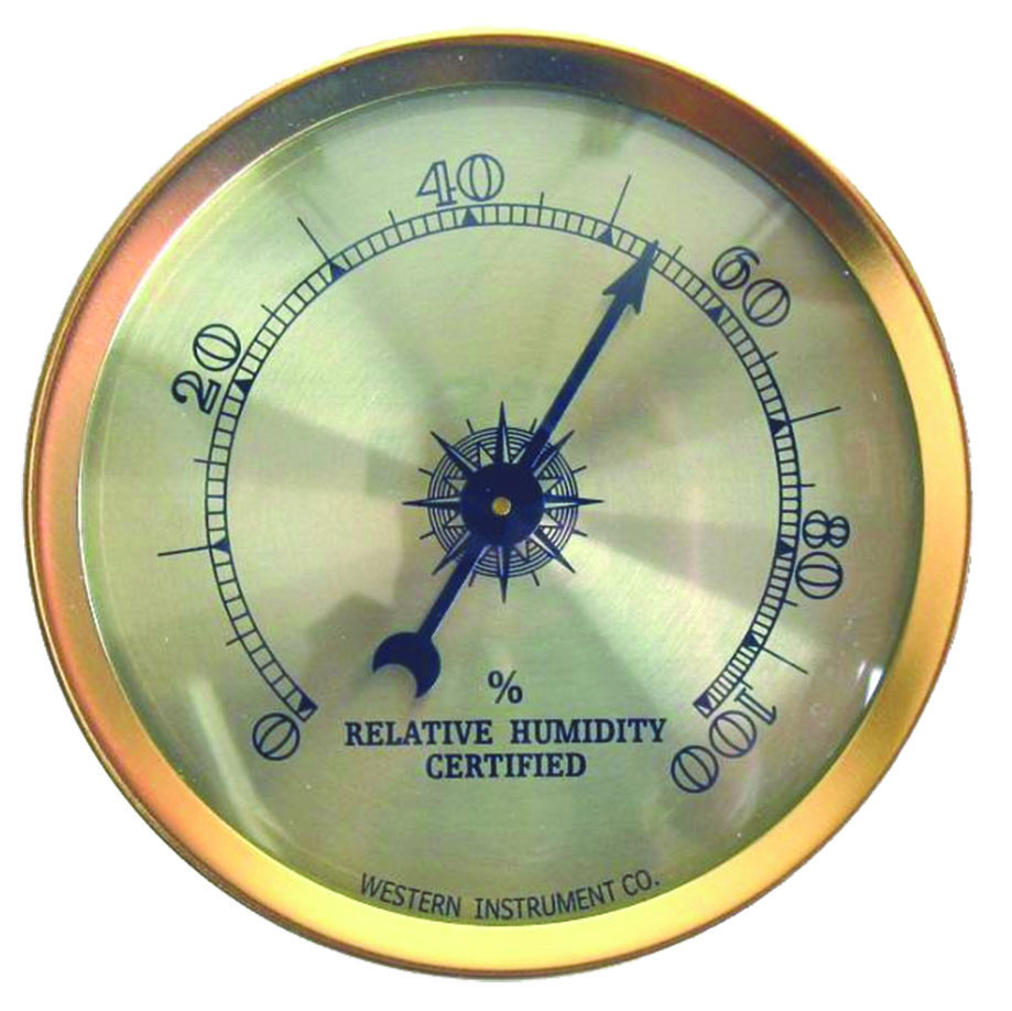 4 Pack Cigar Oasis Analog Hygrometer by Western Humidor Adjustable NEW