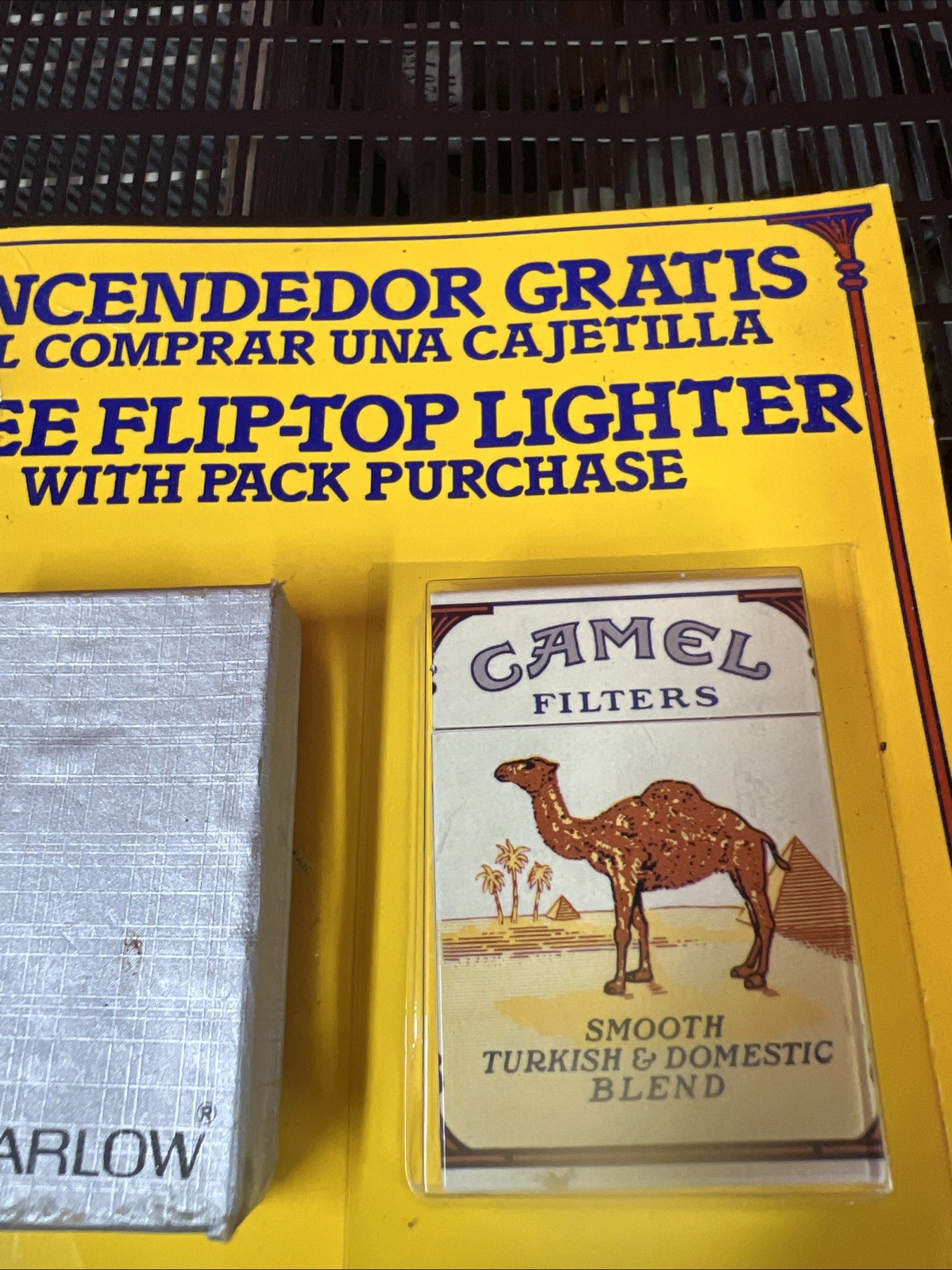 Camel Flip-Top Lighter & Barlow Lighter New