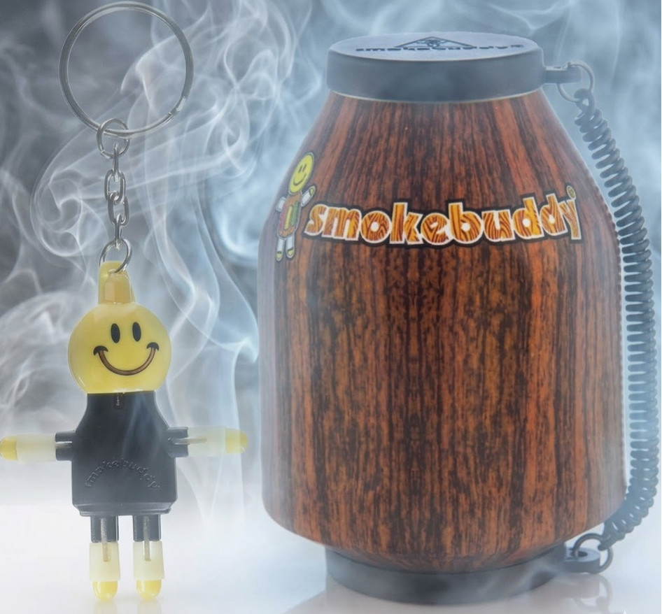 SmokeBuddy The Original PERSONAL AIR FILTER w/ FREE Keychain – WOOD