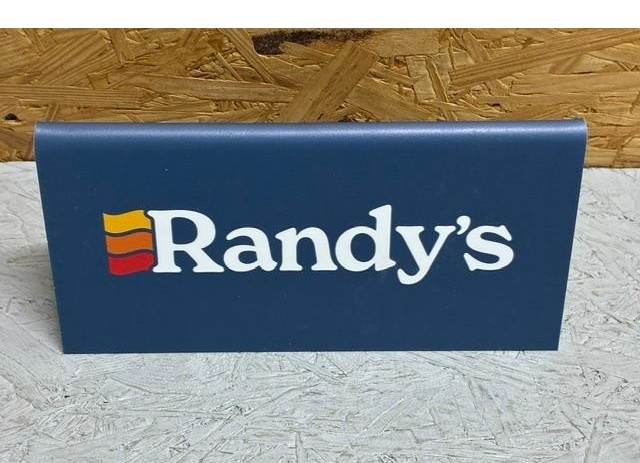 RANDY’S Rolling Papers Two-Sided Logo Counter Top Sign