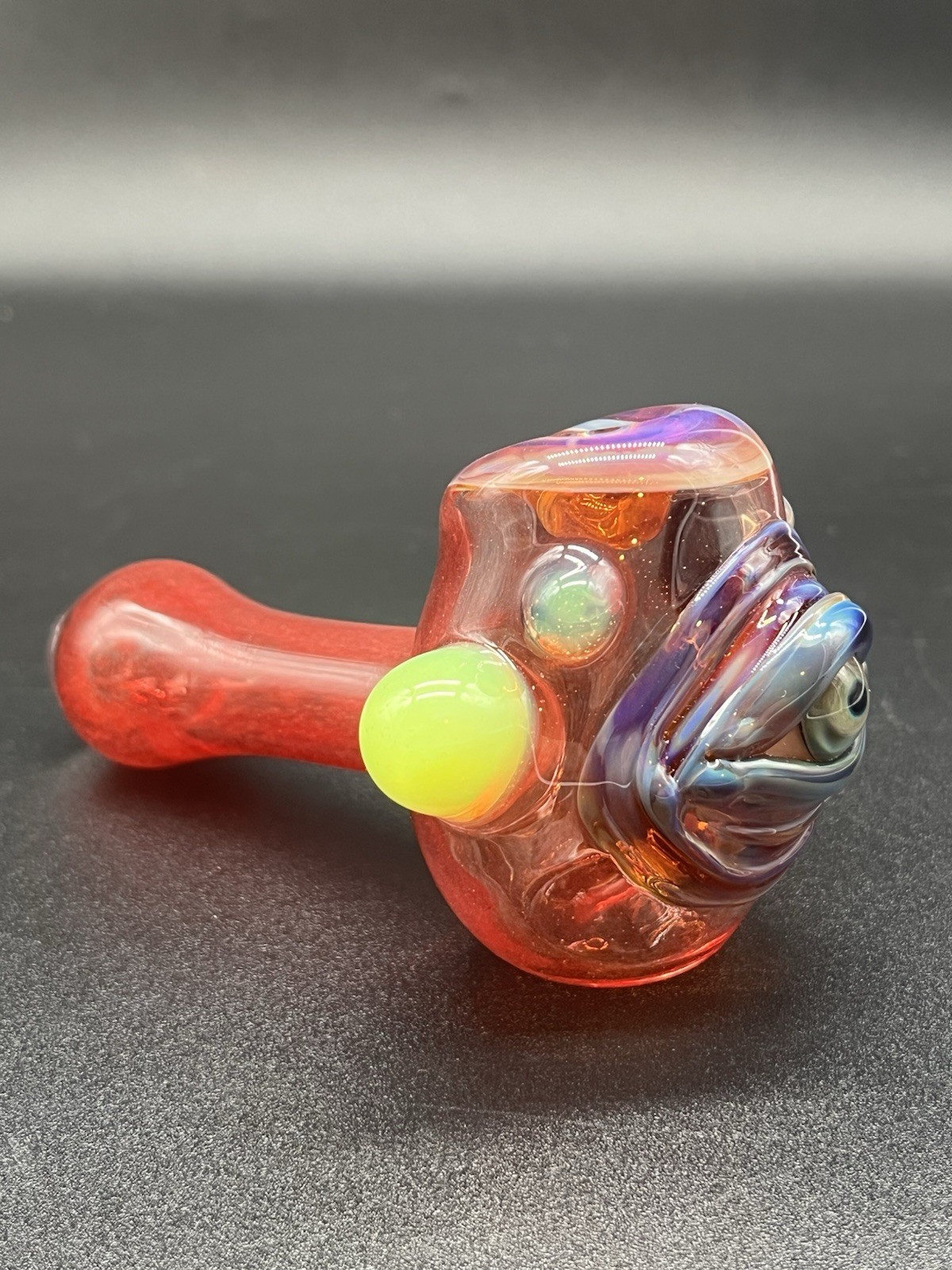 Large Red Eyeball Hammer Pipe!